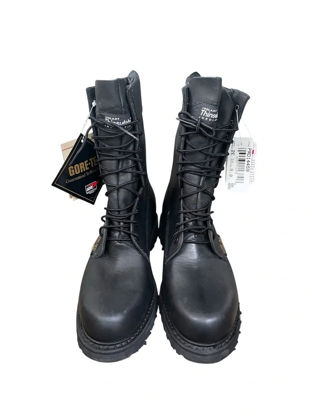 Vintage Prospector Men’s GORE-TEX Thinsulate Work & Combat Boots Black 9 EE
